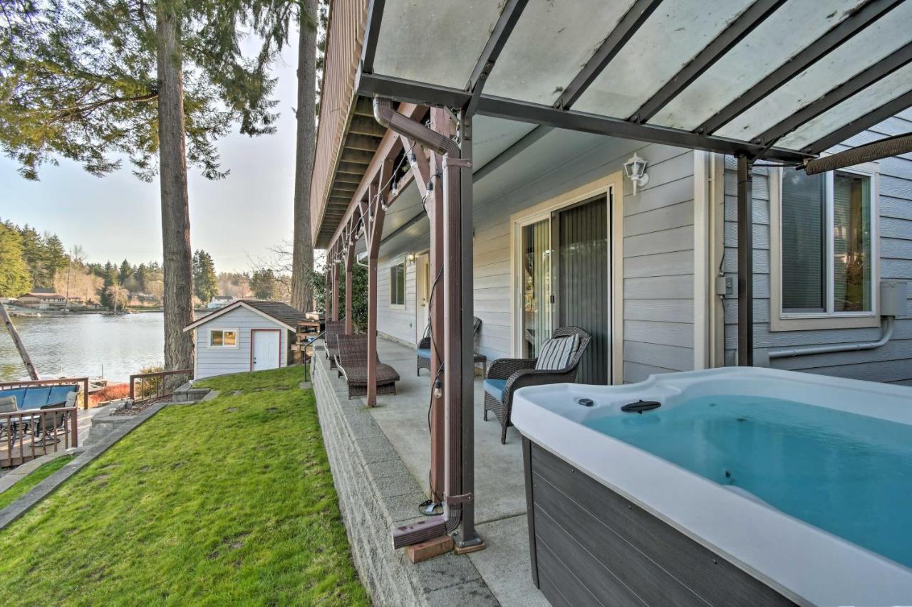 The Peacock House - Waterfront Home With Hot Tub! Olympia Buitenkant foto
